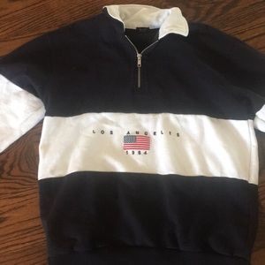 Brandy melville quarter zip L.A.